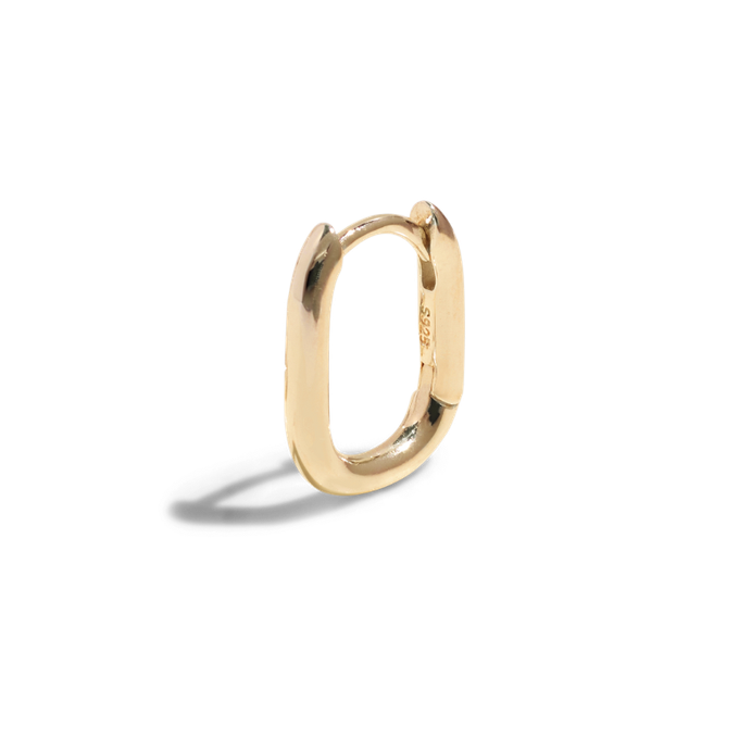 THE HARLEY MOLLY HOOP SMALL - Solid 14k yellow gold from Bound Studios