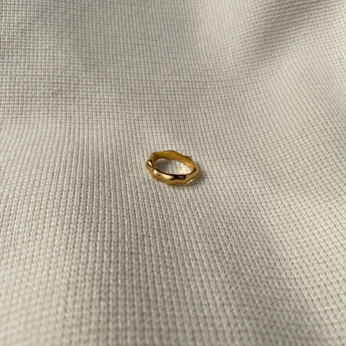 THE BAMBOO RING - 18k gold vermeil from Bound Studios