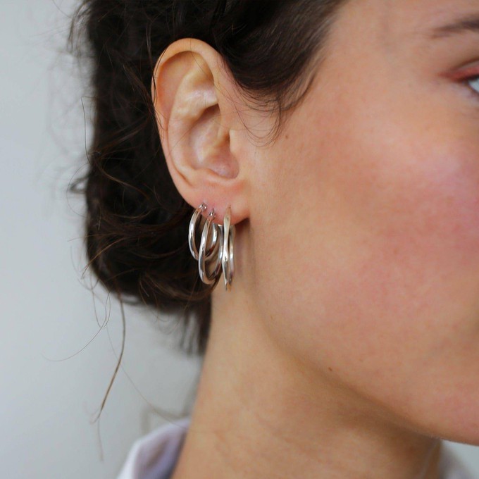THE COCO HOOP - sterling silver from Bound Studios
