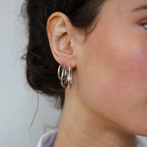 THE COCO HOOP - sterling silver from Bound Studios