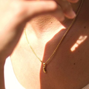THE EGGPLANT PENDANT - Solid 14k yellow gold from Bound Studios