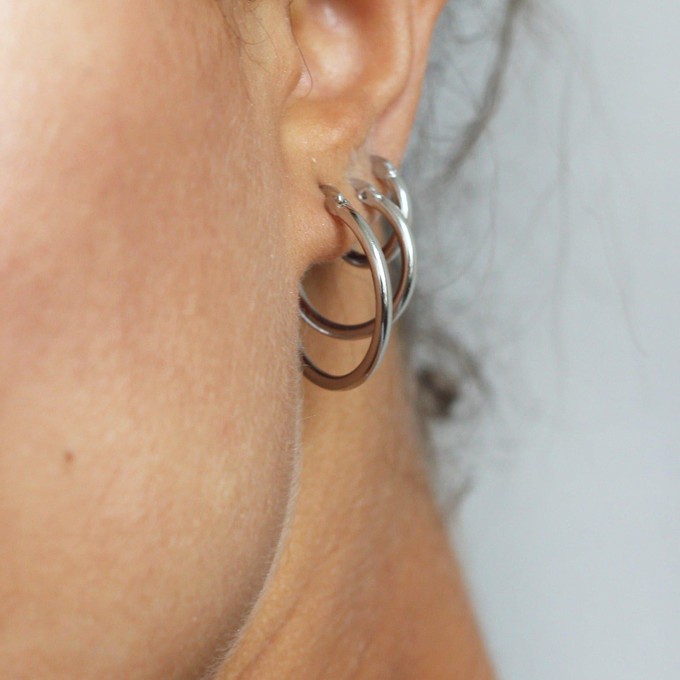 ALL THE BASE HOOPS - sterling silver from Bound Studios