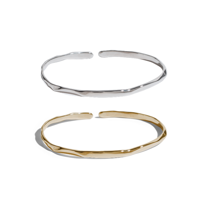 THE TWICE IS NICE SET - gold plated & sterling silver from Bound Studios