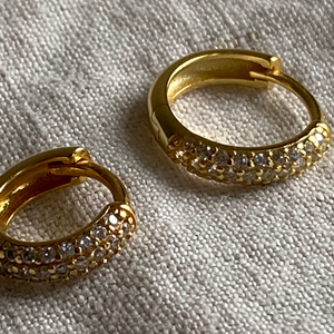 THE AURORA HOOP M - 18k gold vermeil from Bound Studios