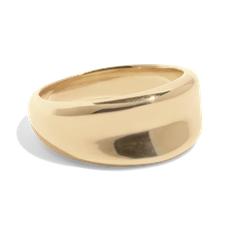 THE AVA RING - solid gold via Bound Studios