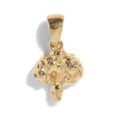 THE BROCCOLI PENDANT - solid gold via Bound Studios