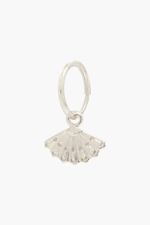 Rosario fan oorbellen - silver from Brand Mission