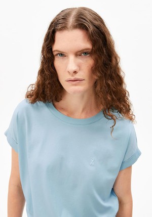 Idaara t-shirt - blue glow from Brand Mission