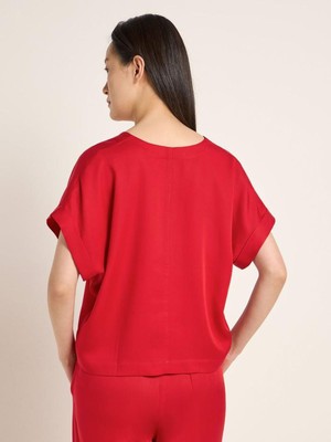 Top tencel - rood from Brand Mission