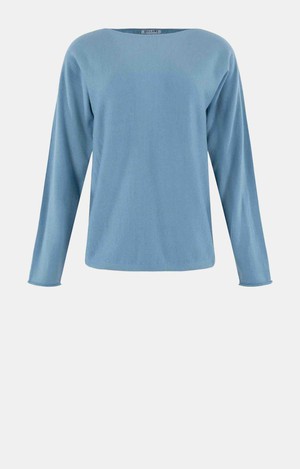 Judith pullover - Misty blue solid from Brand Mission