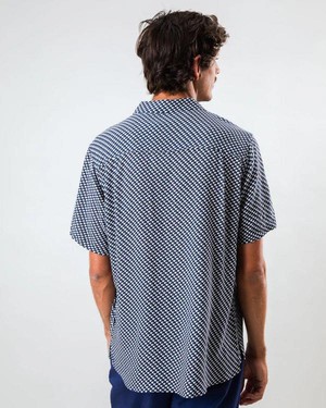 Aloha shirt tramuntana - navy from Brand Mission