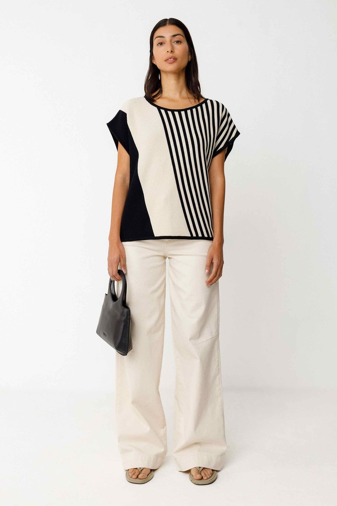 Ainhoa sweater - print zwart from Brand Mission