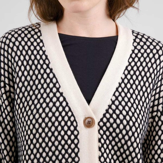 Kanan vest bubble knit - zwart from Brand Mission