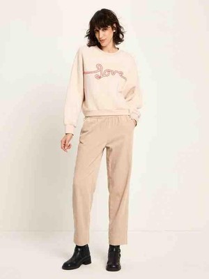 Love statement sweatshirt - creme melange from Brand Mission