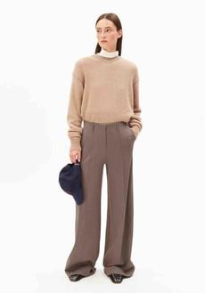 Maevaa broek - walnut cream via Brand Mission