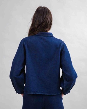Raw denim boxy shirt from Brand Mission