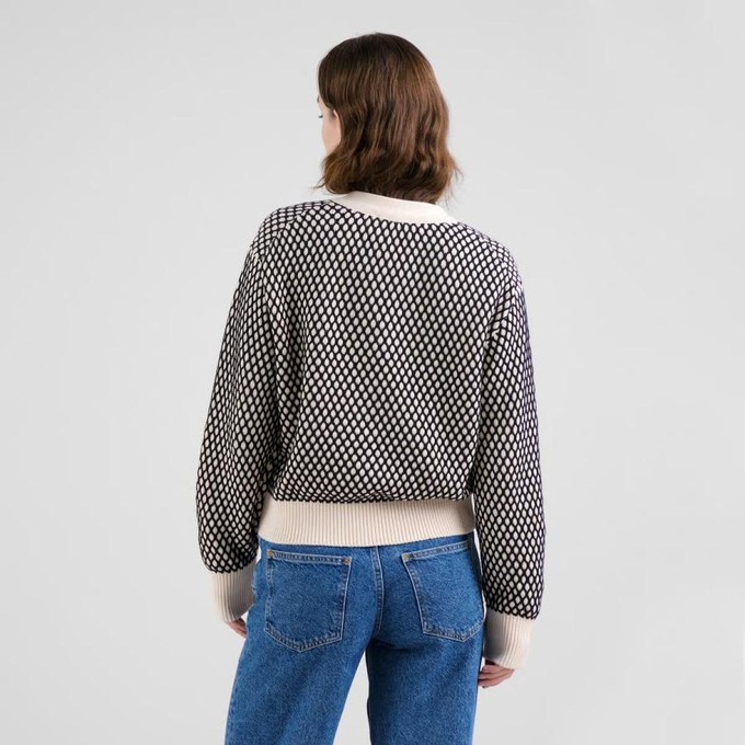 Kanan vest bubble knit - zwart from Brand Mission