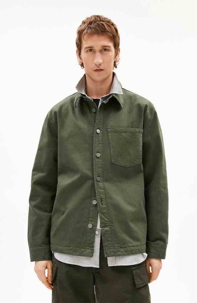 Yunaai overshirt - forest pine from Brand Mission