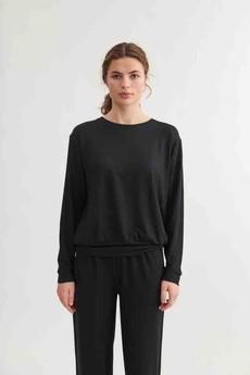Sadie Blouse - Black via Brand Mission
