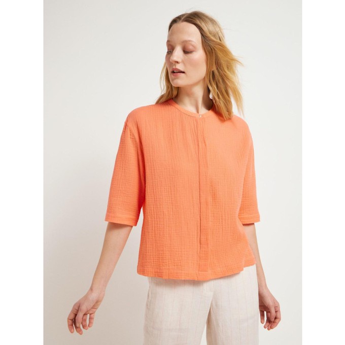 Blouse met structuur - light coral from Brand Mission