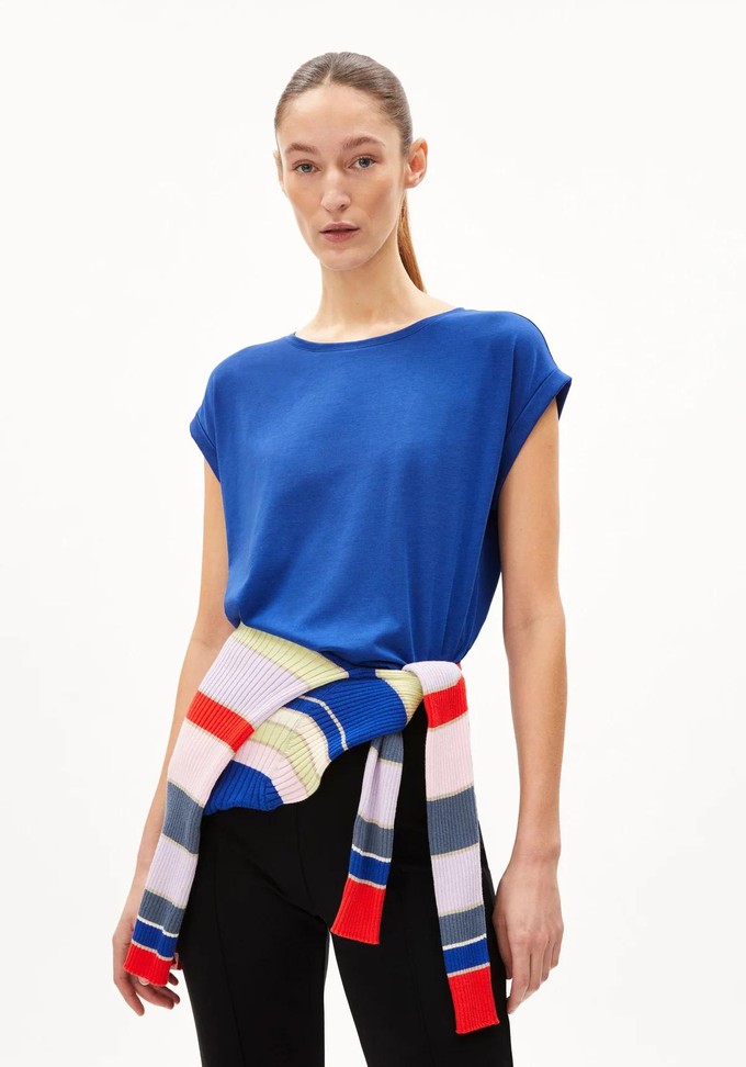 Jilaana top - dynamo blue from Brand Mission