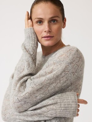 Dahlia sweater - ice blue from Brand Mission