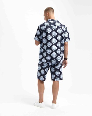 Robby shirt printed - midnight blue from Brand Mission
