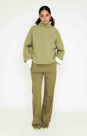 Hyla pullover - Pistache solid from Brand Mission