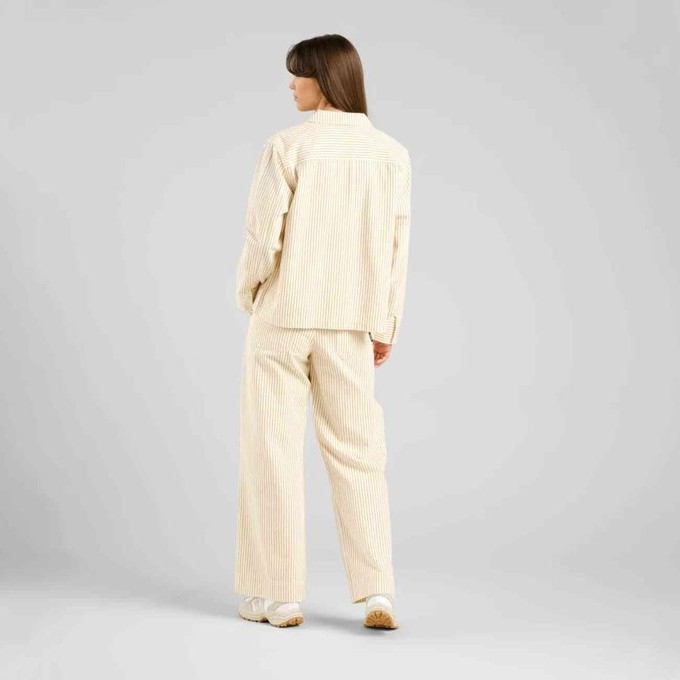 Vara workers broek - stripe yellow from Brand Mission