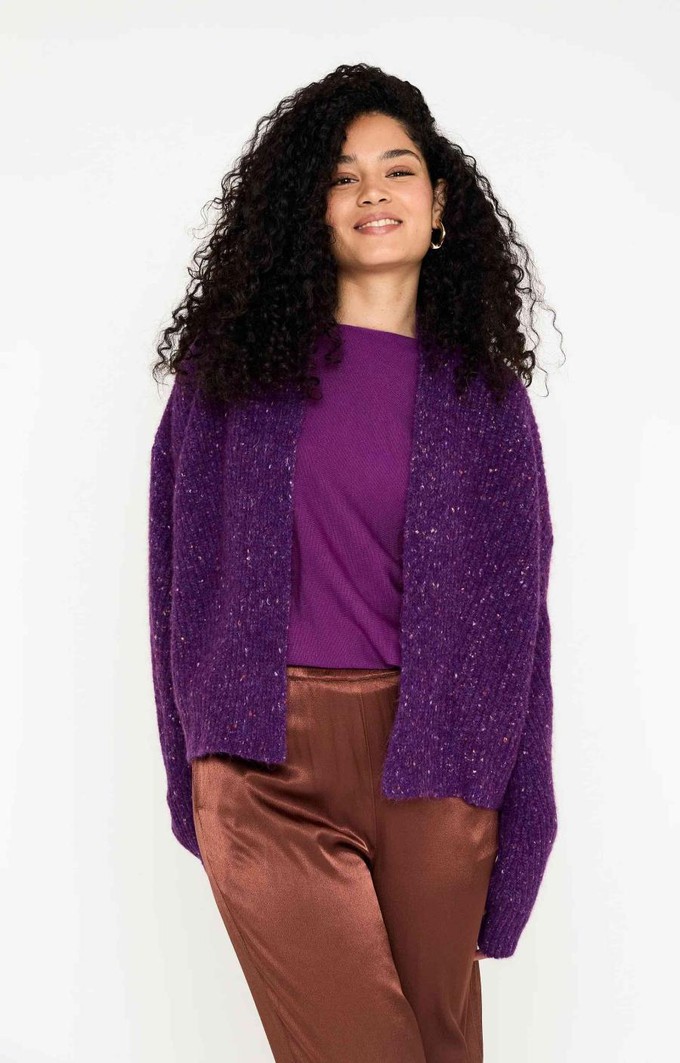 Michelle vest - dark purple solid from Brand Mission