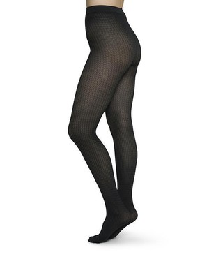 Panty Agnes zwart/grijs - 60 den from Brand Mission