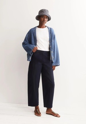 Barrel twill pantalon - night sky from Brand Mission