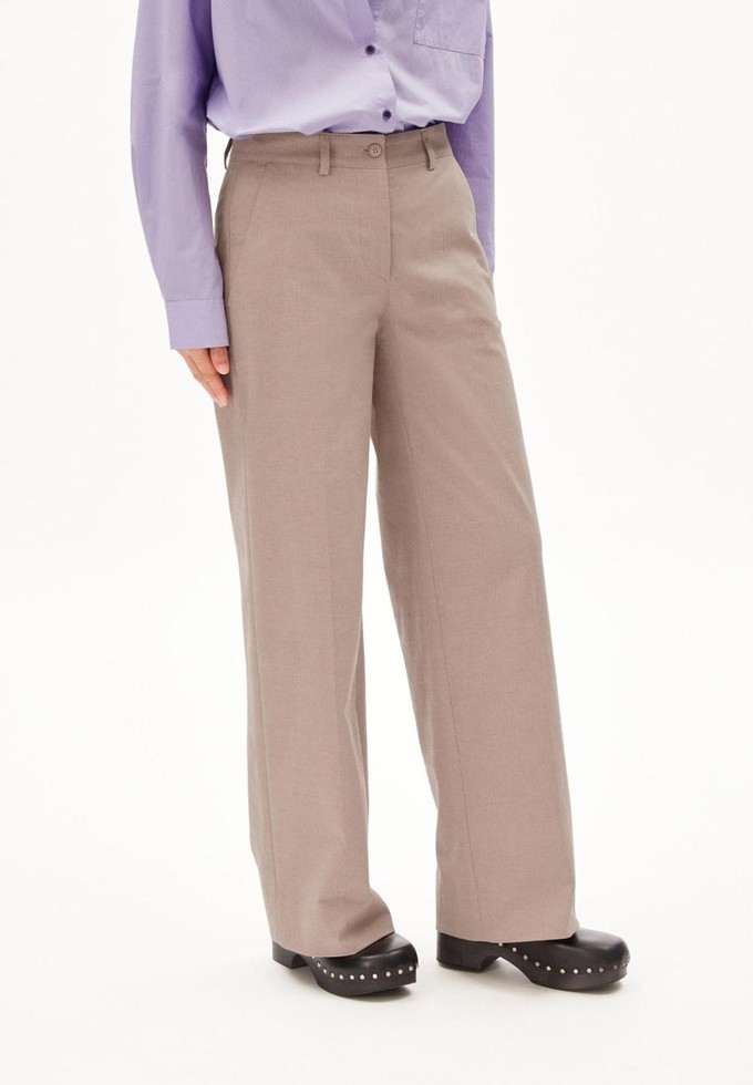 Leandraa handraa broek - light caramel from Brand Mission