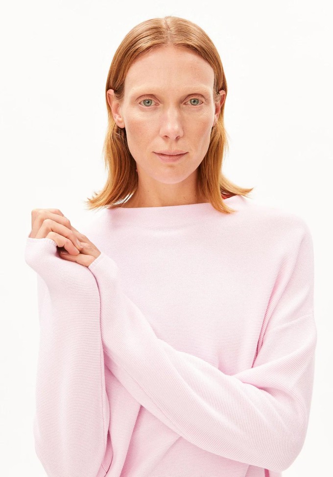 Merinaa links links sweater - pink mist from Brand Mission