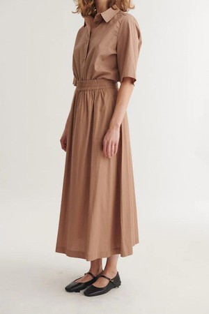 Silje lange rok - portobella from Brand Mission