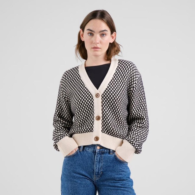 Kanan vest bubble knit - zwart from Brand Mission