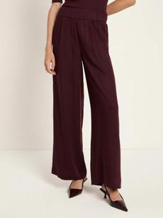 Pantalon tencel - bordeaux via Brand Mission