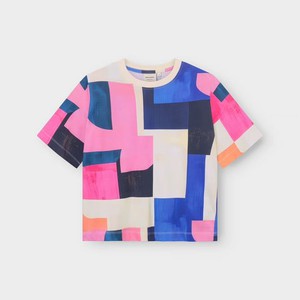 Vadstena t-shirt - abstract block multi from Brand Mission