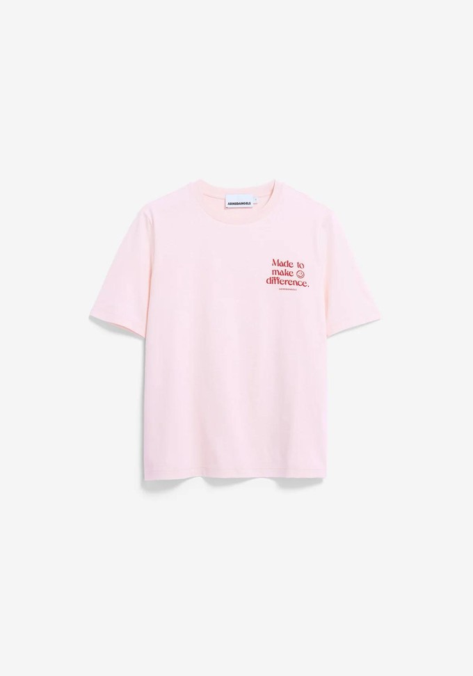 Lualaa embro t-shirt - pink mist from Brand Mission