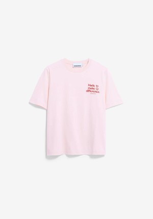 Lualaa embro t-shirt - pink mist from Brand Mission