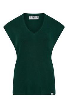Polly top - dark green via Brand Mission