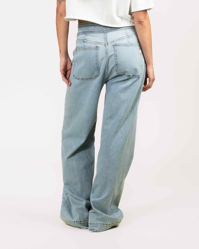 Farrah worker jeans - steel blue from Brand Mission