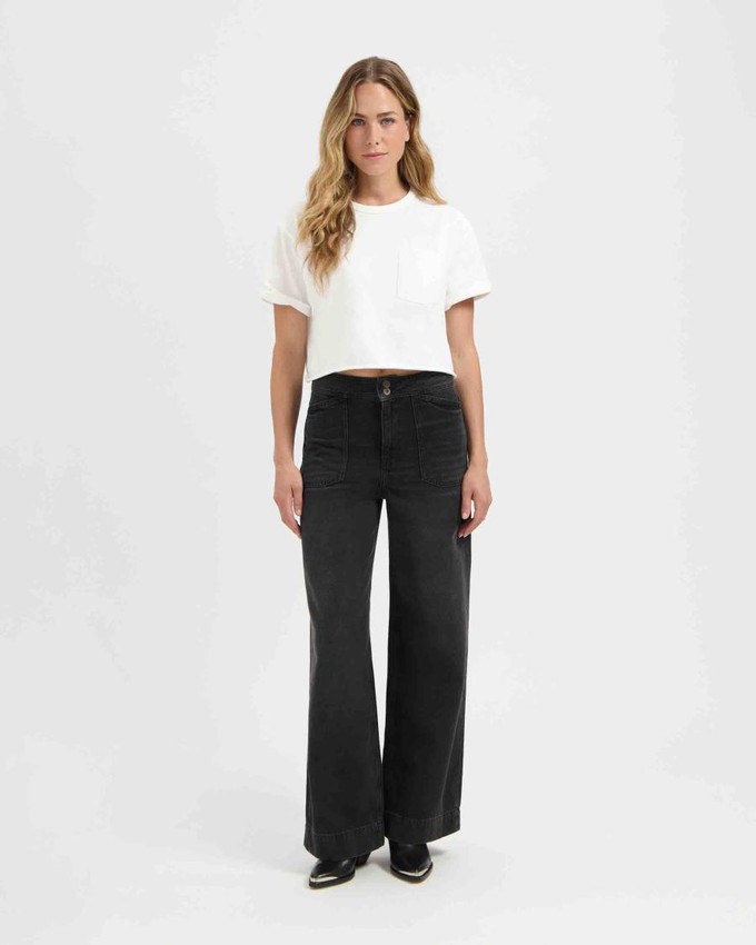 Farrah worker jeans - smokey noir from Brand Mission