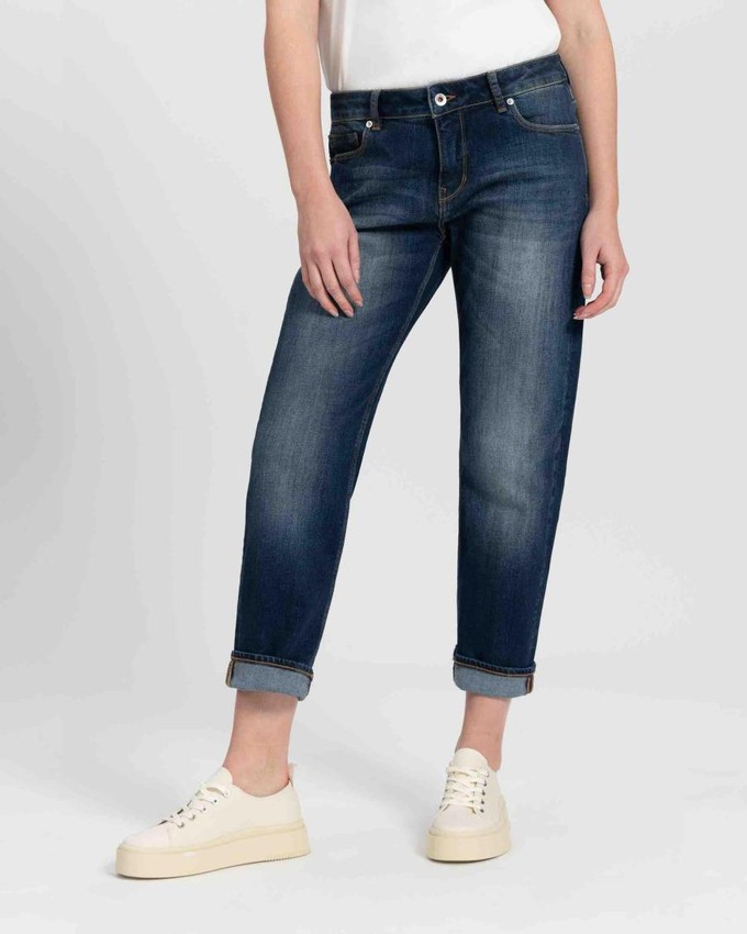 Jenna boyfriend jeans - worn out blue from Brand Mission