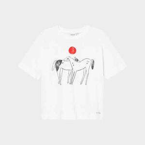 Vadstena t-shirt - you and me white from Brand Mission