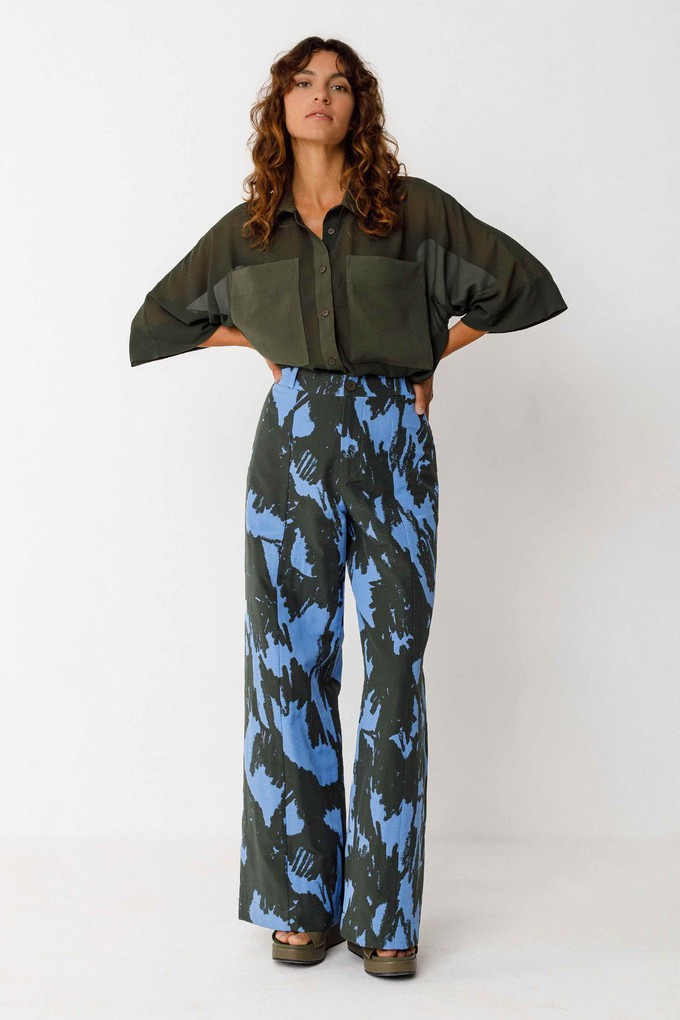 Maitane broek - camo print from Brand Mission