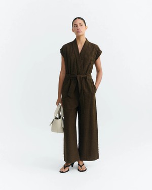 Malawi jumpsuit - brown from Brand Mission