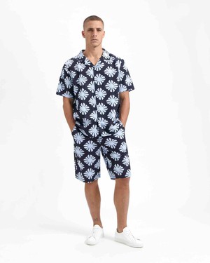 Robby shirt printed - midnight blue from Brand Mission