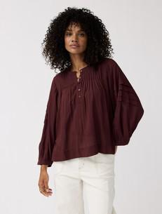 Freya top - berry via Brand Mission