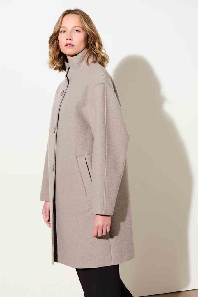 Pennfield II wollen jas - taupe from Brand Mission